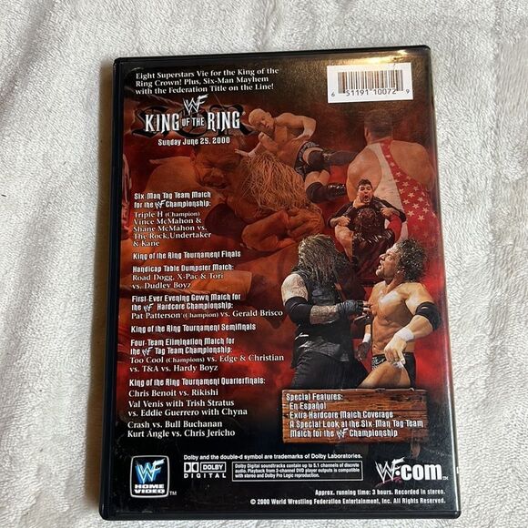 WWF - King of the Ring 2000 DVD Kurt Angle Undertaker Vince McMahon WWE WCW ECW - Picture 2 of 3